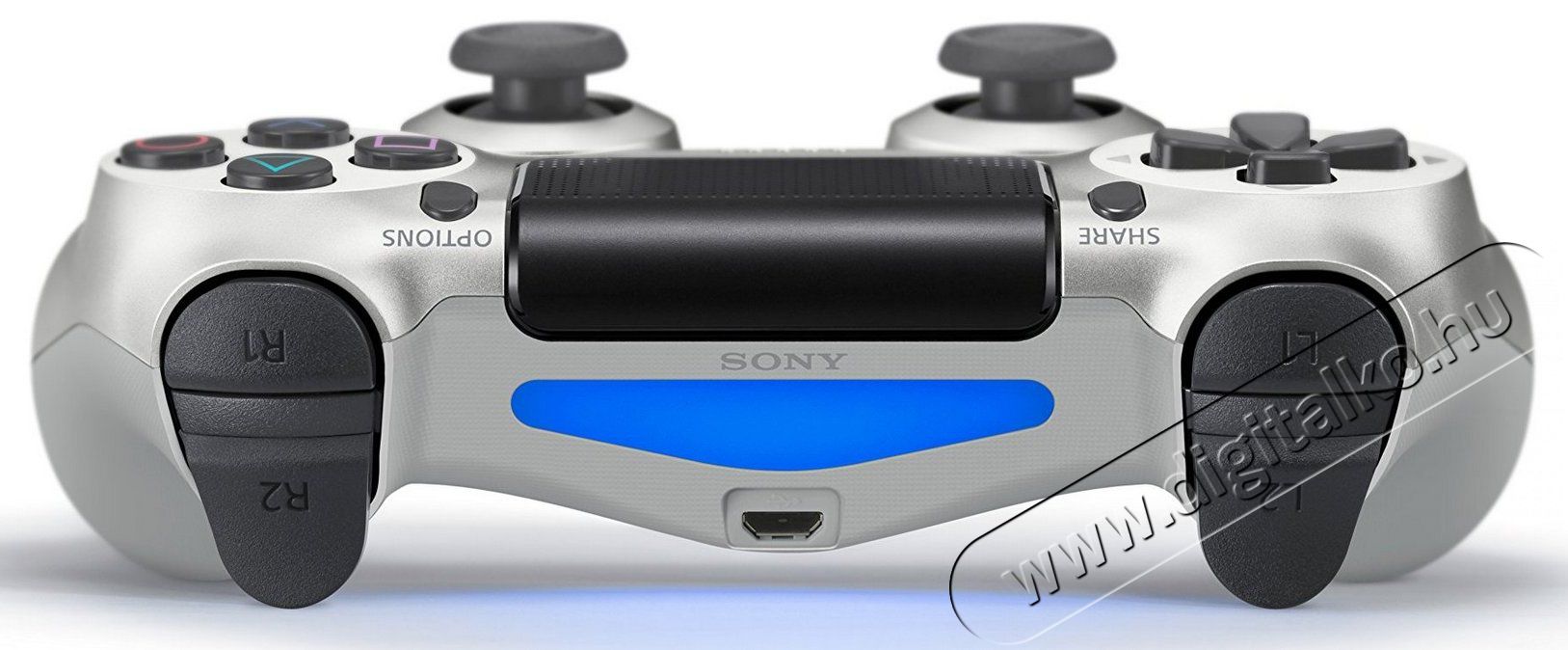 SONY PlayStation 4 (PS4) Dualshock 4 kontroller V2 - ezüst Iroda és számítástechnika - Játék konzol - Kontroller - 327959