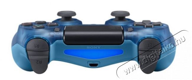 SONY PlayStation 4 (PS4) Dualshock 4 kontroller V2 - kék áttetsző Iroda és számítástechnika - Játék konzol - Kontroller - 327964