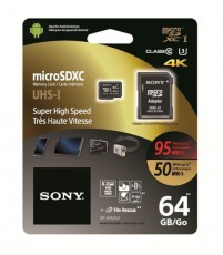 SONY microSDXC 64GB - SR64UXA Memória kártya / Pendrive - MicroSD / MicroSDHC kártya - 294377