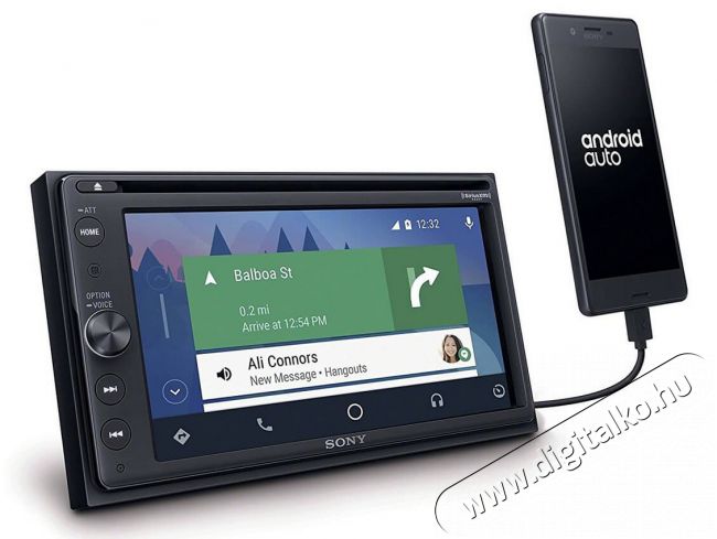 SONY XAV-AX200 6,4 LCD-s DVD lejátszó autóhifi fejegység Újdonságok - Új termékek - 331196