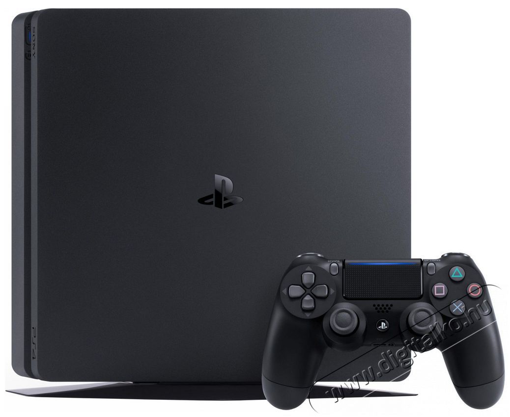 SONY PlayStation 4 (PS4) Slim Jet Black 1TB fekete konzol + 2x Dualshock 4 kontroller V2 Iroda és számítástechnika - Játék konzol - Playstation 4 (PS4) konzol - 327945
