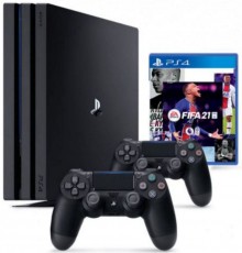 SONY PlayStation 4 Pro 1TB + Fifa 21 + 1db DualShock 4 v2 kontroller Iroda és számítástechnika - Játék konzol - Playstation 4 (PS4) konzol - 369941