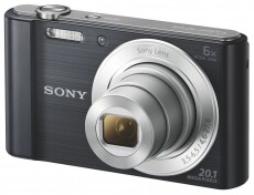 SONY DSC-W810B digitális fényképezőgép - fekete Fényképezőgép / kamera - Kompakt fényképezőgép - Normál tudású kompakt - 279894