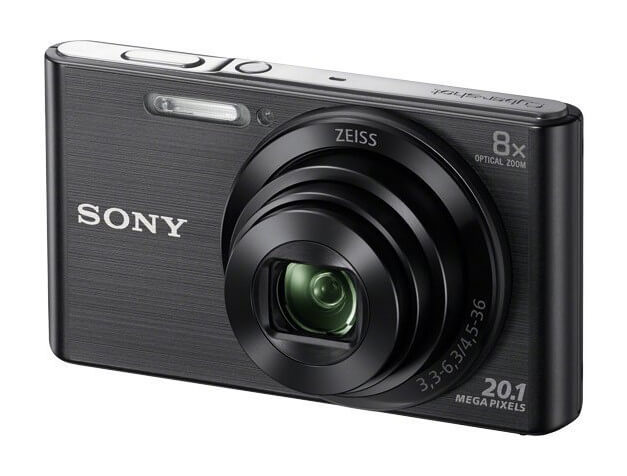 SONY DSC-W830B digitális fényképezőgép - fekete Fényképezőgép / kamera - Kompakt fényképezőgép - Normál tudású kompakt - 337567