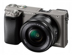 SONY Alpha 6000 digitális fényképezőgép + 16-50mm F3.5-5.6 OSS objektív - szürke Fényképezőgép / kamera - MILC cserélhető objektíves kompakt fényképezőgép - 319834