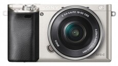SONY Alpha 6000 + 16-50mm Kit - ezüst Fényképezőgép / kamera - MILC cserélhető objektíves kompakt fényképezőgép - 279912