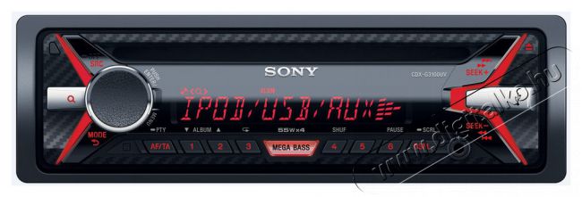 SONY CDX-G3100UV autórádió fejegység Autóhifi / Autó felszerelés - Autórádió fejegység - Autórádió fejegység - 306837