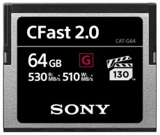 SONY CFAST 2.0 G 64GB memóriakártya Fényképezőgép / kamera - HDD / mem.kártya kamera - 354432