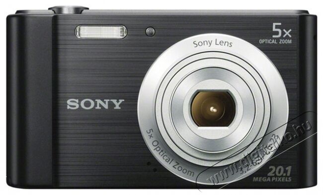SONY DSC-W800B fényképezőgép - fekete Fényképezőgép / kamera - Kompakt fényképezőgép - Normál tudású kompakt - 279897