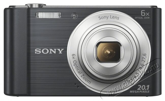 SONY DSC-W810B digitális fényképezőgép - fekete Fényképezőgép / kamera - Kompakt fényképezőgép - Normál tudású kompakt - 279894