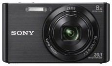 SONY DSCW830B + 16GB CSDI.YS digitális fényképezőgép - fekete Fényképezőgép / kamera - Kompakt fényképezőgép - Normál tudású kompakt - 316877