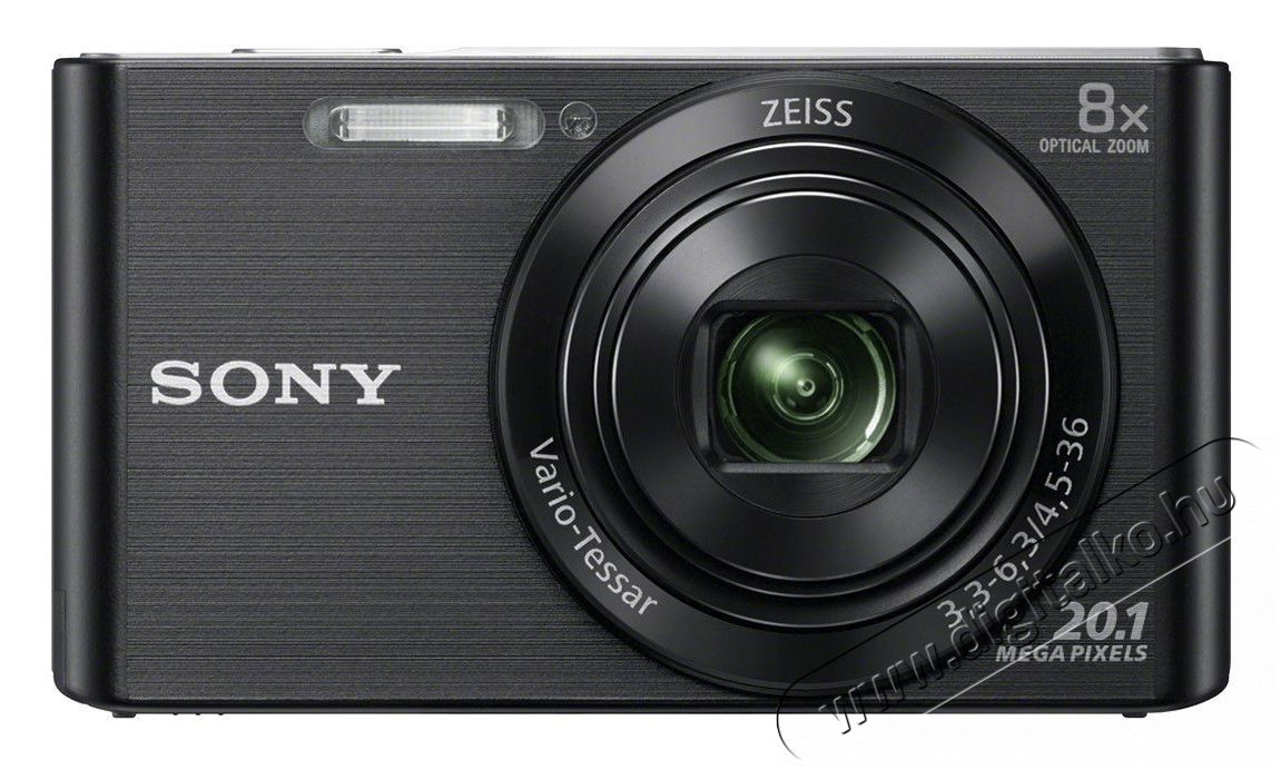 SONY DSC-W830B digitális fényképezőgép - fekete Fényképezőgép / kamera - Kompakt fényképezőgép - Normál tudású kompakt - 337567