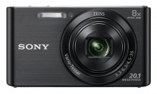 SONY DSC-W830B digitális fényképezőgép - fekete Fényképezőgép / kamera - Kompakt fényképezőgép - Normál tudású kompakt - 337567