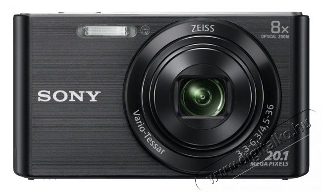 SONY DSC-W830B digitális fényképezőgép - fekete Fényképezőgép / kamera - Kompakt fényképezőgép - Normál tudású kompakt - 337567