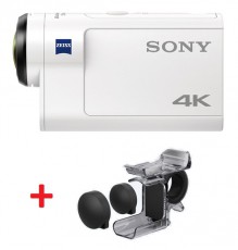 SONY FDR-X3000R videokamera - fehér + AKA-FGP1 markolat Fényképezőgép / kamera - Sport kamera - 4K felbontású - 318551