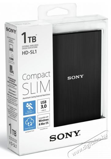 SONY HD-SL1BEU külső merevlemez Iroda és számítástechnika - Adattároló / merevlemez - Külső HDD - 298372