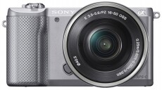 SONY Alpha 5000 + 16-50mm Kit - ezüst Fényképezőgép / kamera - MILC cserélhető objektíves kompakt fényképezőgép - 279908