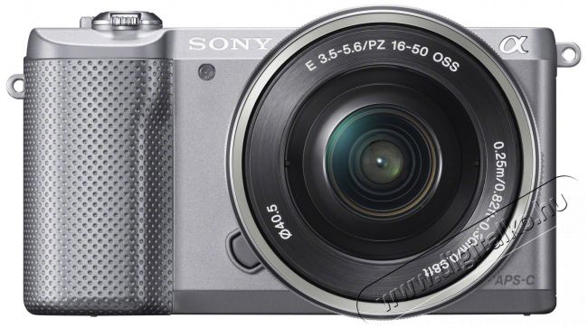 SONY Alpha 5000 + 16-50mm Kit - ezüst Fényképezőgép / kamera - MILC cserélhető objektíves kompakt fényképezőgép - 279908