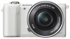 SONY Alpha 5000 + 16-50mm Kit - fehér Fényképezőgép / kamera - MILC cserélhető objektíves kompakt fényképezőgép - 279909