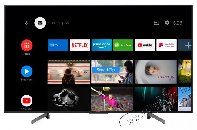 SONY KD75XG8096BAEP Ultra HD Smart LED televízió Televíziók - LED televízió - UHD 4K felbontású - 354250