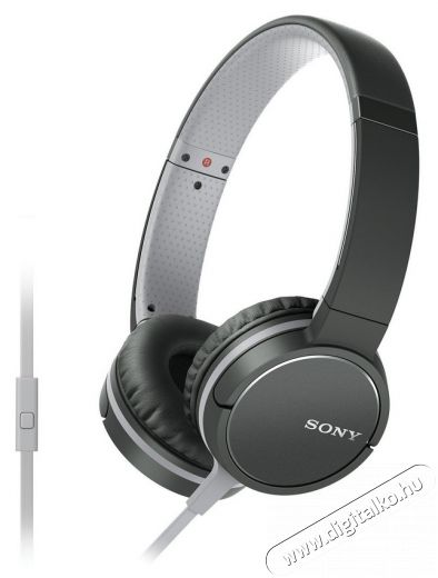 SONY MDR-ZX660APB mikrofonos fejhallgató - fekete Audio-Video / Hifi / Multimédia - Fül és Fejhallgatók - Fejhallgató mikrofonnal / headset - 306983