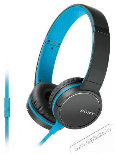 SONY MDR-ZX660APL mikrofonos fejhallgató - kék Audio-Video / Hifi / Multimédia - Fül és Fejhallgatók - Fejhallgató mikrofonnal / headset - 306985