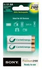 SONY NH-AA-B2K akkumulátor (2100mAh) Akkuk és töltők - Elem méretű akku és töltő - Akku - 306861