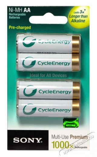 SONY NH-AA-B4K akkumulátor (2100mAh) Akkuk és töltők - Elem méretű akku és töltő - Akku - 306864