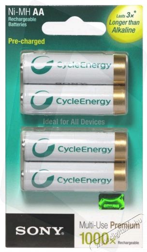 SONY NH-AAB4KN 4XAA akkumulátor (2000mAh) Akkuk és töltők - Elem méretű akku és töltő - Akku - 316892