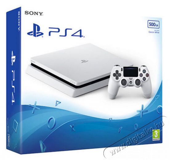 SONY PlayStation 4 (PS4) 500GB Slim konzol - fehér Iroda és számítástechnika - Játék konzol - Playstation 4 (PS4) konzol - 327951