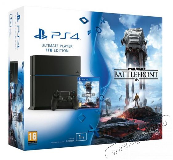 SONY PS4 1TB + Star Wars Battlefront Iroda és számítástechnika - Játék konzol - Playstation 4 (PS4) konzol - 301771