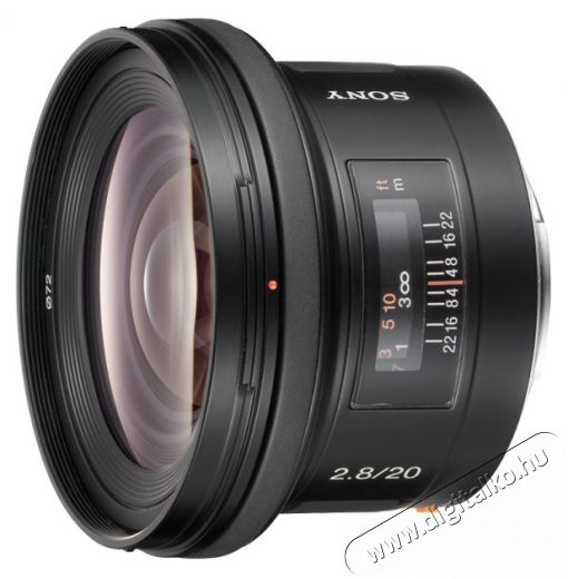 SONY 20mm f/2,8 (SAL-20F28) Objektív Fotó-Videó kiegészítők - Objektív - Fix fókuszú objektív - 279958