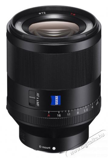 SONY 50mm f/1,4 (SEL 50F14Z) SEL Planar T* FE ZA Fotó-Videó kiegészítők - Objektív - Fix fókuszú objektív - 306059