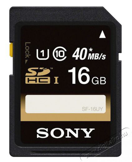 SONY SDHC 16GB Class 10 - SF16U Memória kártya / Pendrive - SD / SDHC / SDXC kártya - 294404