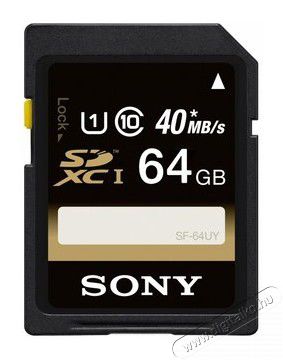 SONY SDHC 64GB - SF64U Memória kártya / Pendrive - SD / SDHC / SDXC kártya - 294378