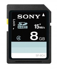 SONY SDHC 8GB (SF-8C4) memóriakártya Memória kártya / Pendrive - SD / SDHC / SDXC kártya - 290404