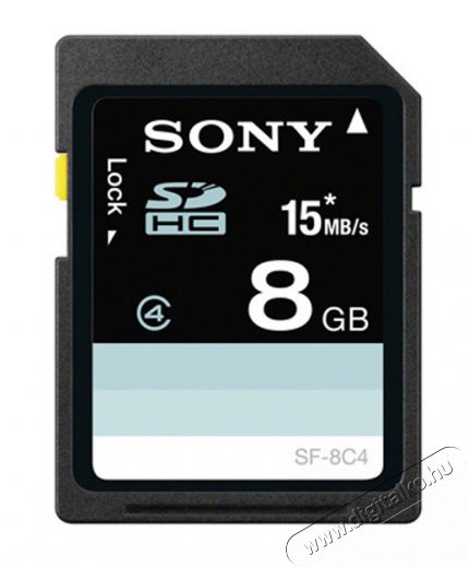 SONY SDHC 8GB (SF-8C4) memóriakártya Memória kártya / Pendrive - SD / SDHC / SDXC kártya - 290404