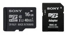 SONY microSDHC 16GB Class 10 - SR16UYA Memória kártya / Pendrive - MicroSD / MicroSDHC kártya - 294386