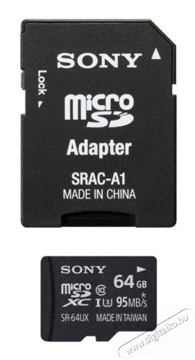 SONY microSDXC 64GB - SR64UXA Memória kártya / Pendrive - MicroSD / MicroSDHC kártya - 294377