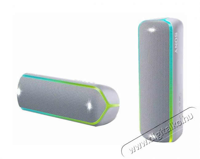 SONY SRS-XB32H Extra Bass hordozható Bluetooth hangszóró - szürke Audio-Video / Hifi / Multimédia - Hordozható, vezeték nélküli / bluetooth hangsugárzó - Hordozható, vezeték nélküli / bluetooth hangsugárzó - 349466