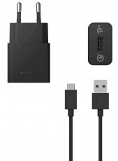 SONY UCH12W hálózati gyorstöltő USB-C és MicroUSB-B kábellel (1304-4183) - fekete Újdonságok - Új termékek - 338508