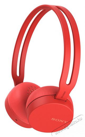 SONY WHCH400R Bluetooth fejhallgató headset - piros Audio-Video / Hifi / Multimédia - Fül és Fejhallgatók - Fejhallgató mikrofonnal / headset - 337574