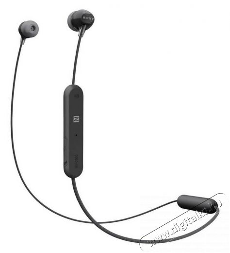 SONY WI-C300B Bluetooth fülhallgató - fekete  Audio-Video / Hifi / Multimédia - Fül és Fejhallgatók - Fülhallgató mikrofonnal / headset - 337579