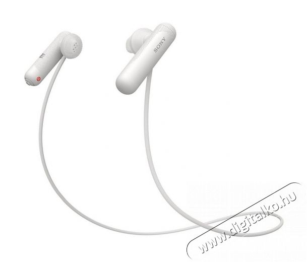 SONY WISP500W Bluetooth sport fülhallgató headset - fehér Audio-Video / Hifi / Multimédia - Fül és Fejhallgatók - Fülhallgató mikrofonnal / headset - 337585