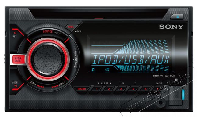 SONY WX800UI.EUR autóhifi fejegység Autóhifi / Autó felszerelés - Autórádió fejegység - Autórádió fejegység - 320552