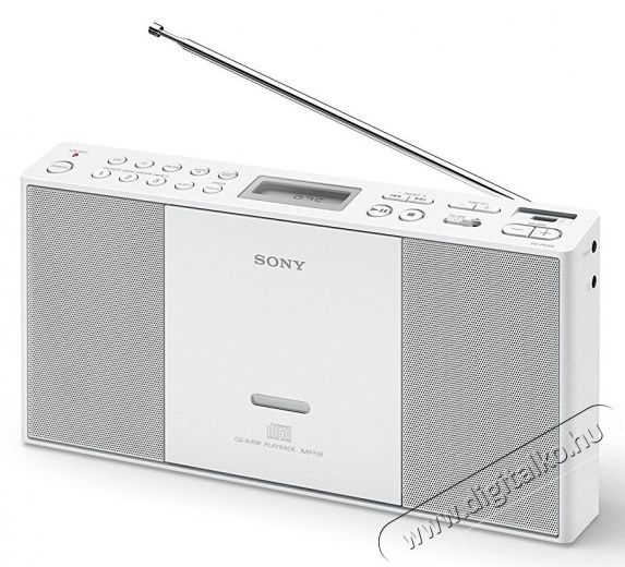 SONY ZSPE60W.CET hordozható CD lejátszó - fehér Audio-Video / Hifi / Multimédia - Hordozható CD / DVD / Multimédia készülék - Hordozható CD / Multimédia rádiómagnó / Boombox - 309263