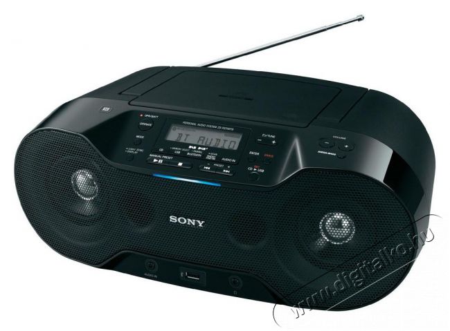 SONY ZSR-S70BTB CD-s rádió Audio-Video / Hifi / Multimédia - Hordozható CD / DVD / Multimédia készülék - Hordozható CD / Multimédia rádiómagnó / Boombox - 307027