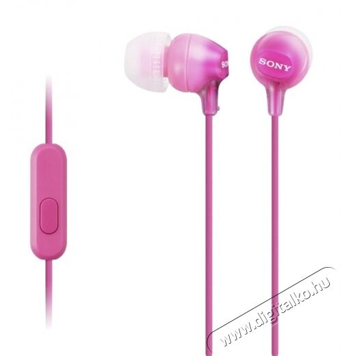 SONY MDR-EX15APPI fülhallgató - rózsaszín Audio-Video / Hifi / Multimédia - Fül és Fejhallgatók - Fülhallgató mikrofonnal / headset - 288773