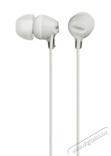 SONY MDR-EX15LPW fülhallgató - fehér Audio-Video / Hifi / Multimédia - Fül és Fejhallgatók - Fülhallgató mikrofonnal / headset - 288782