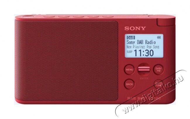 SONY XDR-S41DR hordozható DAB/DAB+ rádió - piros Audio-Video / Hifi / Multimédia - Rádió / órás rádió - Hordozható, zseb-, táska rádió - 338971